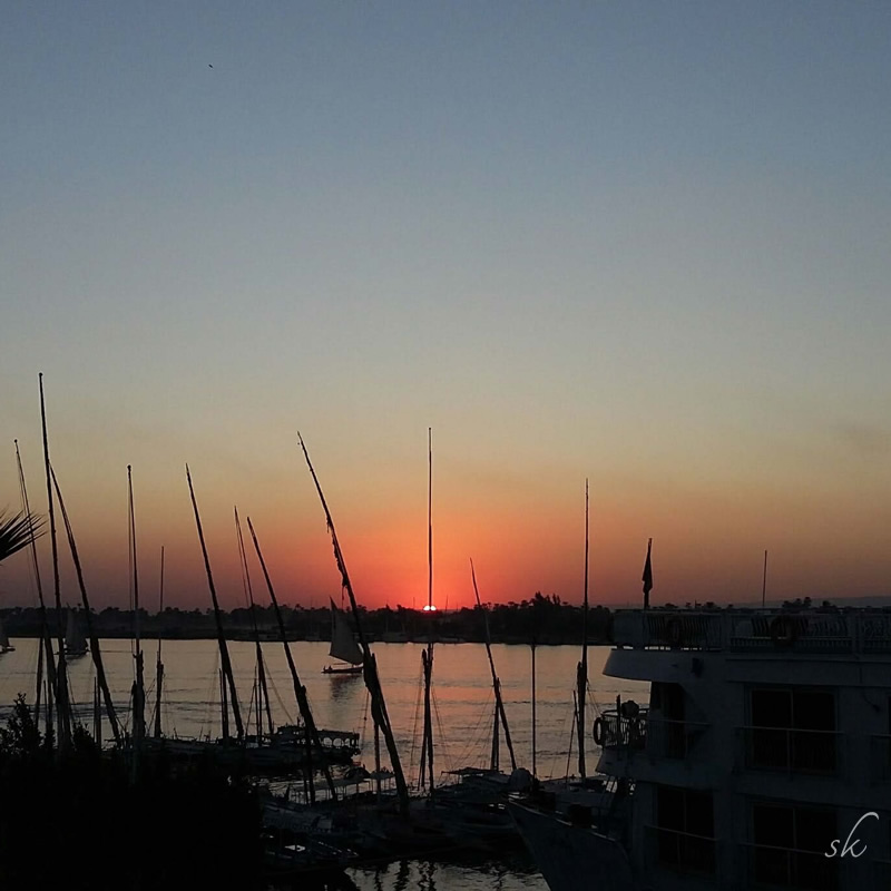 Sunset Luxor Nile Cruise Dahabiya