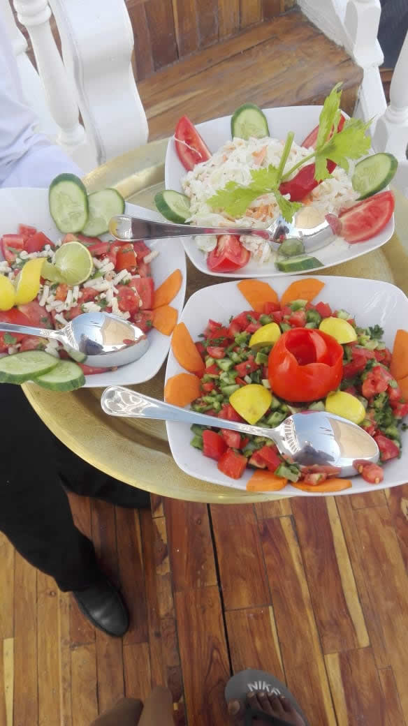 Food on Dahabiya Nile Cruise - Salads