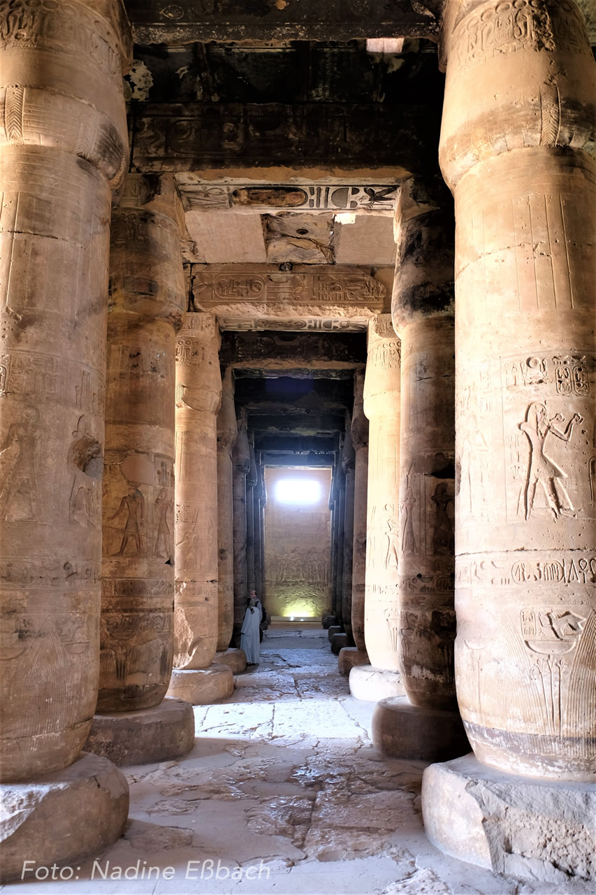 Abydos - one of many sights along our dahabiya Nile cruise to El Minya