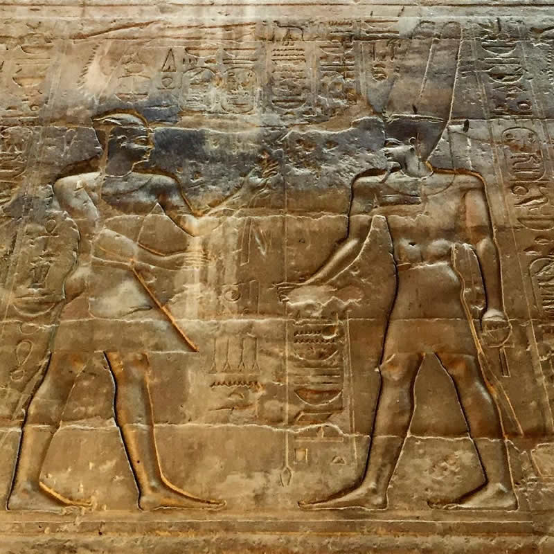 Alexander before Amun