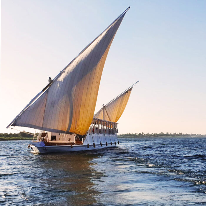 Dahabiya MINYA, sailing