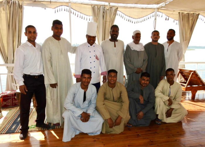 Team der Dahabiya MINYA
