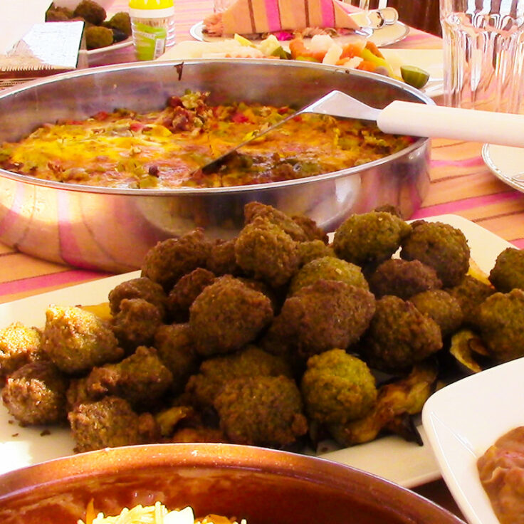 Dinner on board of the dahabiya ABUNDANCE