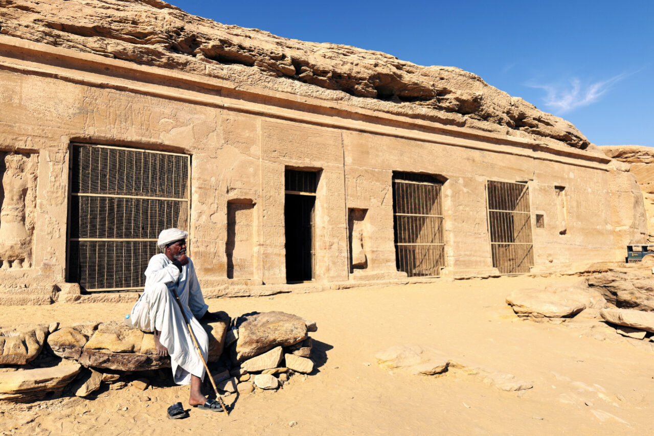 Dahabiya Nilkreuzfahrt Steinbruch Gebel-el-Silsila, Ägypten