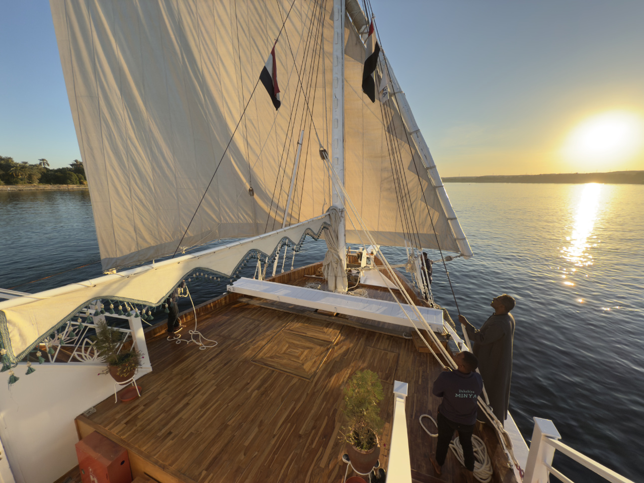 Dahabiya auf dem Nil - Copyright Willy Leitgeb