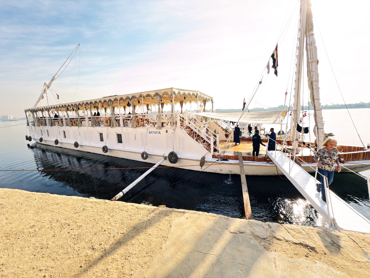 Dahabiya auf dem Nil - Copyright Willy Leitgeb