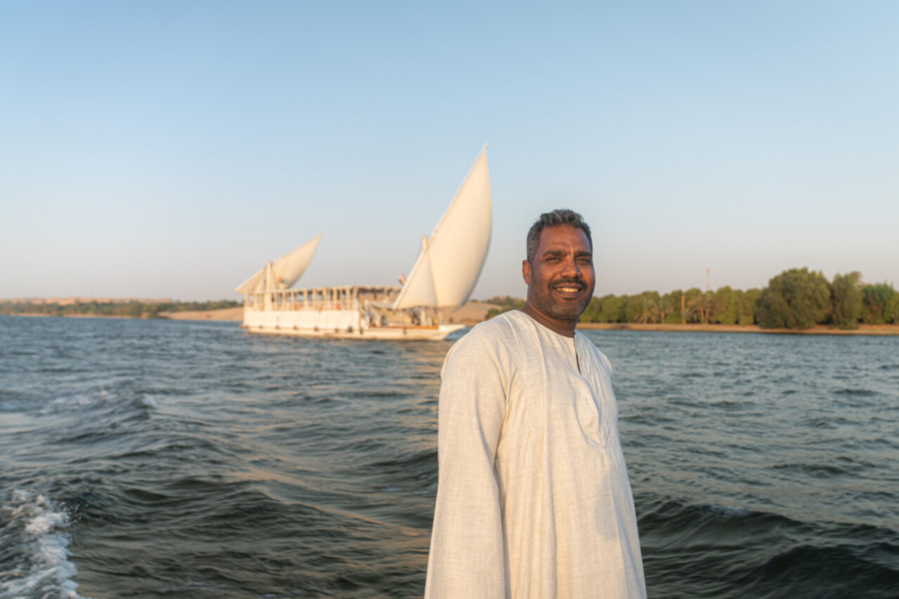 Sonnenuntergang auf dem Nil Sonnenuntergang auf dem Nil