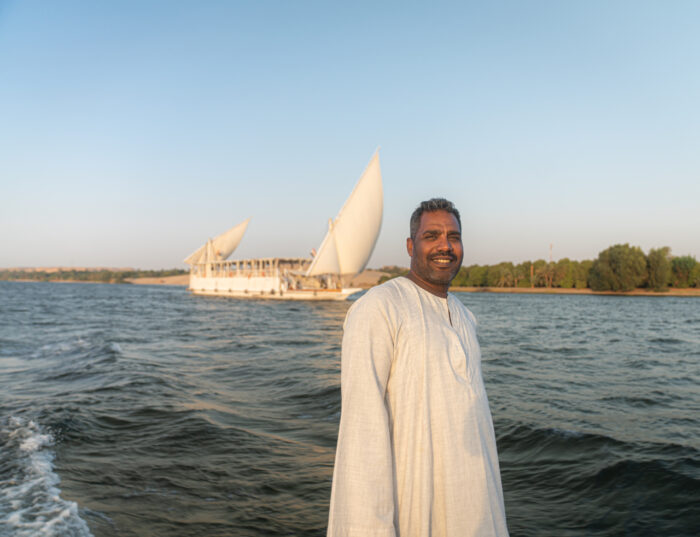 Sonnenuntergang auf dem Nil